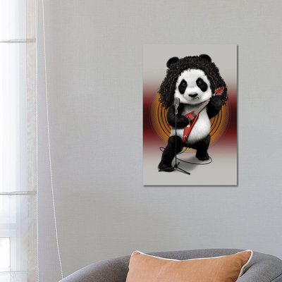 Metal Panda by Adam Lawless - Wrapped Canvas Gallery-Wrapped Canvas Giclée