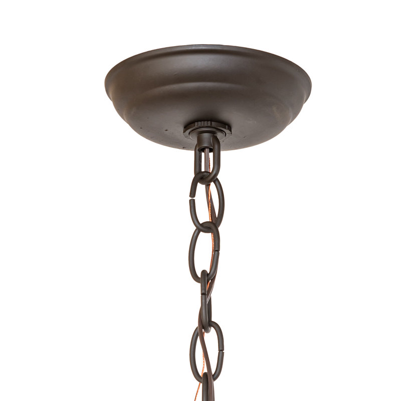 16" Square Canoe At Lake Pendant