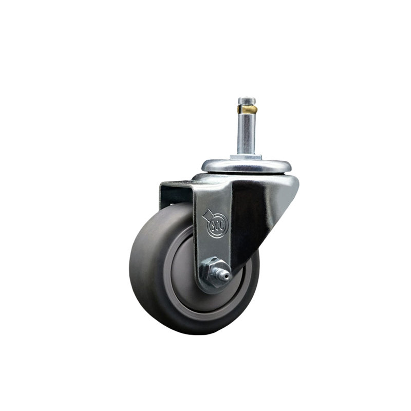Thermoplastic Rubber Swivel Grip Ring Stem Caster