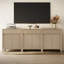 Armoire buffet moderne à cannelures élégantes 29,1 po avec 1 tiroir et 2 tablettes réglables-846006204-851878322