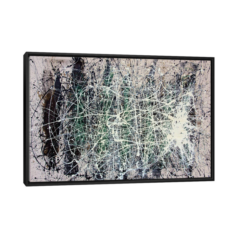 Impression sur toile tendue, "the web", H 18 po x l 26 po x P 1,5 po, Toile avec cadre noir, Pas de tapis