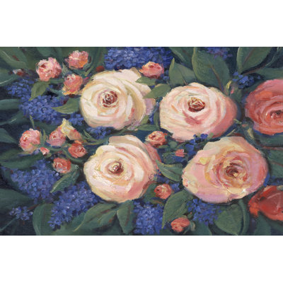 Floral Touch I by Tim OToole - No Frame Print on Canvas