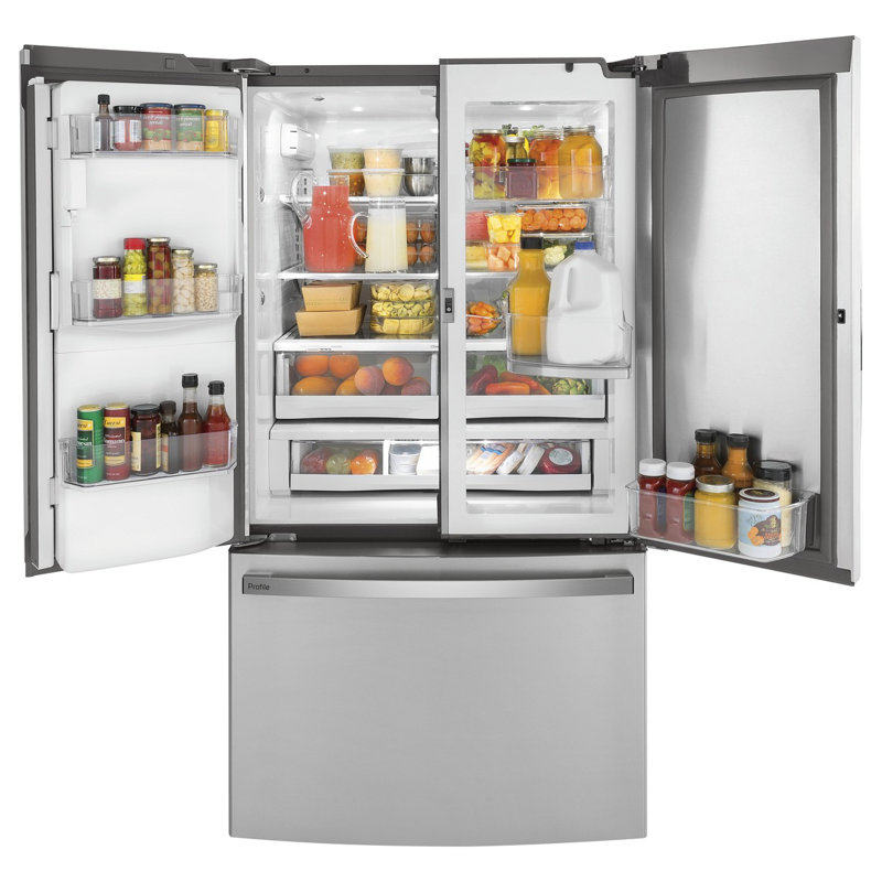 35.75'' Counter Depth French Door 22.1 cu. ft. Refrigerator, Fingerprint Resistant Stainless Steel