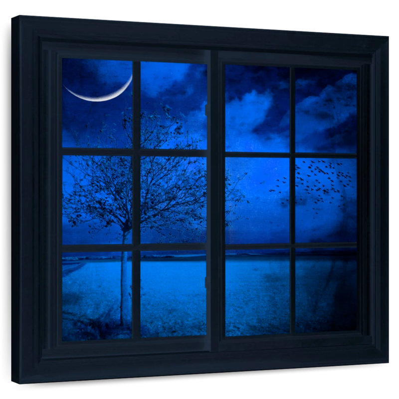 Lilie Moonlight Window, 39" H x 39" W