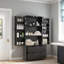 Armoire de rangement Farmhouse avec 2 grands tiroirs, 8 portes et 3 tablettes-777959571