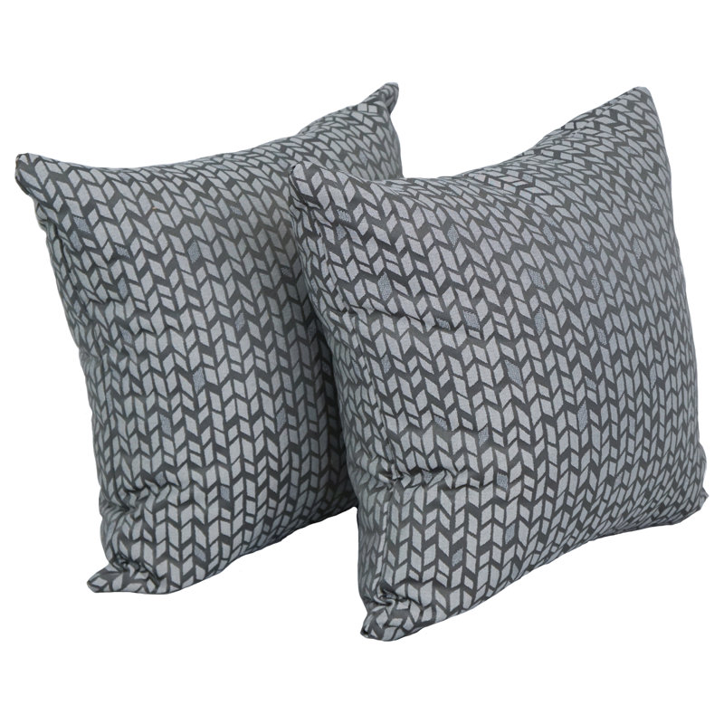 Geometric Reversible Throw Pillow, Banyan Timber