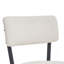 Set of 4 Modern Teddy Fabric Upholstered Bar Stools - Metal Base High Stool - Suitable for Kitchen, Dining and Living Room,Stylish and Comfortable Island Seating-1081929037-1081929042