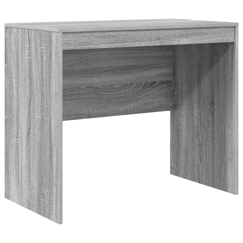 Writing Desk Particle Board 76 Cm, 76cm H x 90cm W x 50cm D, Grey Sonoma