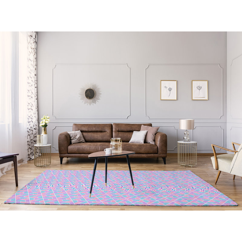 Chenille Geometric Indoor Rug, Rectangle 9' x 12'