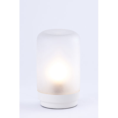 Lamp With Glass Shade