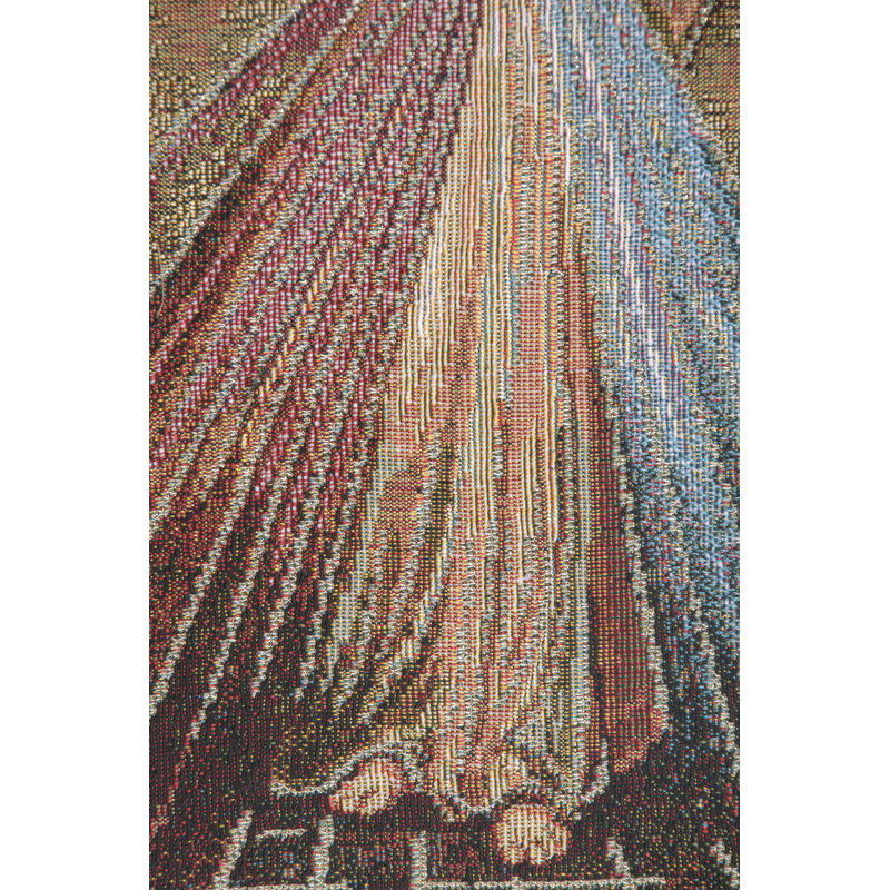 Loom Woven Cotton Blend Wall Hanging, 16" H x 10" W
