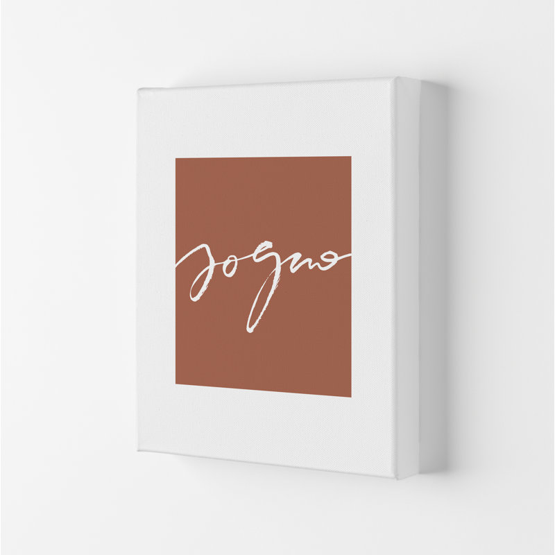 Sogno - Print, 29.7cm H x 21cm W x 4cm D, Wrapped Canvas