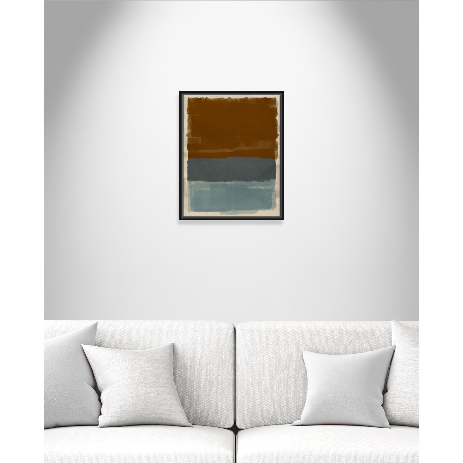 Turbulent Honesty Print by Marcus Prime, Black Floater, 17.5'' W x 21.5'' H