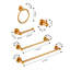 Ensemble de quincaillerie de salle de bain 6 pièces-72814055