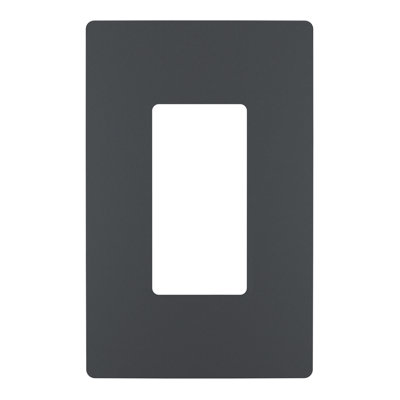 Radiant 1-Gang Decorator Rocker Screwless Wall Plate