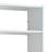 Vedz Wall Mount Adjustable Shelf, 4 Open Shelves, Melamine-114490601