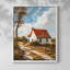 Paysages série C III - reproduction encadrée de qualité supérieure - prête à être accrochée - aucun clou requis-1235498175-1235498161