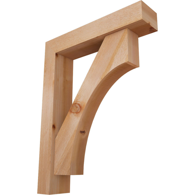 Support Westlake Block avec support décalé, 36 x 28, Cèdre rouge occidental de l 6 po (scié brut)