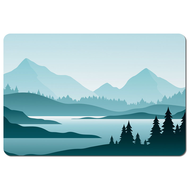 Dugazon Wood No Pattern Rectangle Placemat