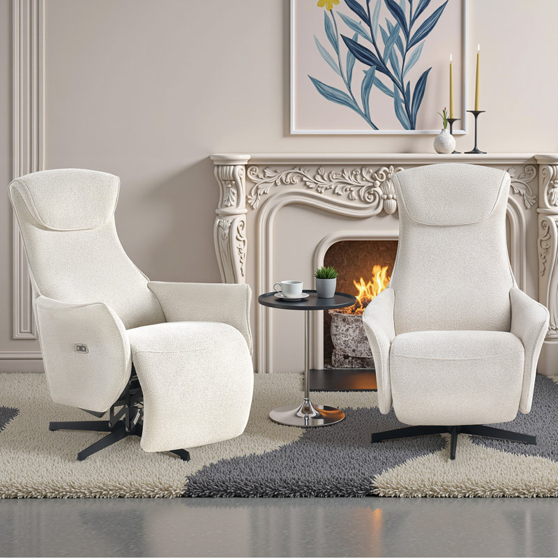 Fauteuil inclinable électrique pour adultes Power Zero Gravity, Blanc