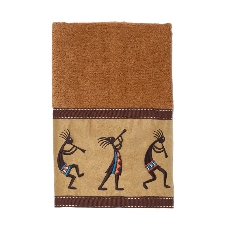 Wyoming 100% Cotton Midweight Waffle Hand Towel, Nutmeg