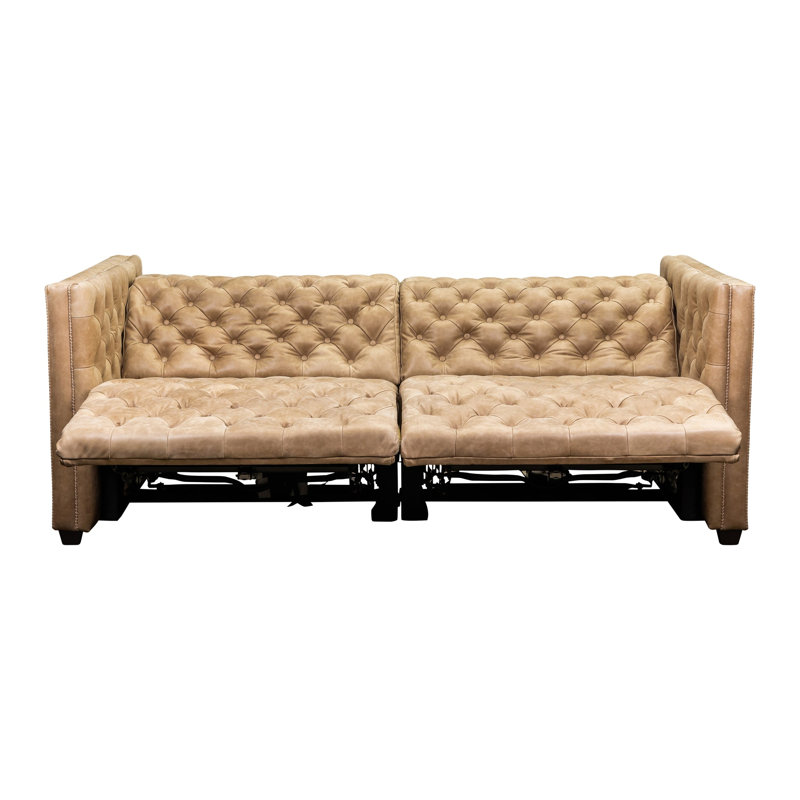 Zen Power Sofa in Linden Chcoolate, Collins Celadon