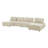 Corduroy U-Shaped Sectional Symmetrical-1016000899-1049406463