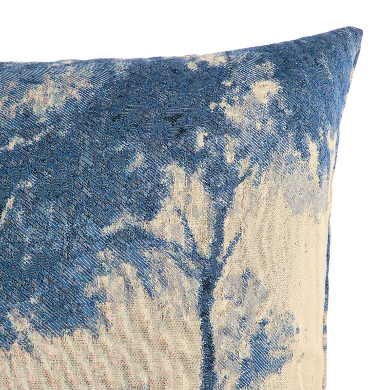 Toile Square Pillow Cover & Insert, Toile Moss, Square 24"H x 24"W