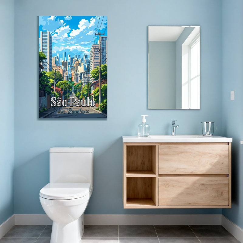 Paysage urbain, impression de paysage urbain