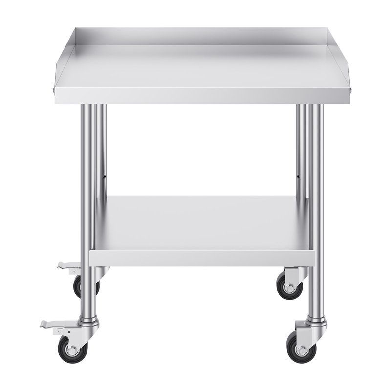 Table de travail en acier inoxydable