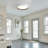 Sleek Round LED Ceiling Light - Thin Glossy Design, 5-Step Adjustable Color Temperature, Dimmable & ETL Certified-23865873