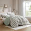 3-Piece King/Cal King Yarn-dyed striped comforter
