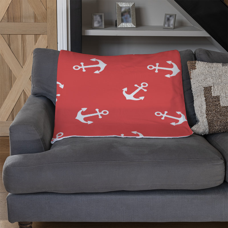 Quevedo Quilted Throw Blanket, Red