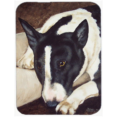 Caroline's Treasures Bull Terrier Glass Cutting Board