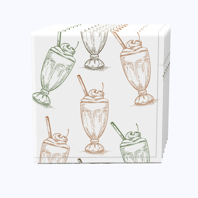 Cotton Twill No Pattern Square Napkin