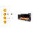 Litedeer Latitude 45" Smart Built-in Electric Fireplace (ZEF45XC) Ultra-Slim Linear Wall Fireplace with WiFi App, Multi-Color Flame, Driftwood Logs, Crushed Ice Rock Media & 1500W Heater-233895628