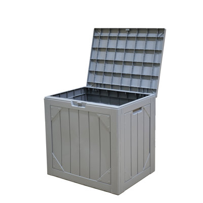 30 Gallons Resin Waterproof Lockable Deck Box