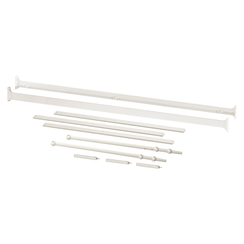Noelle Full Bed Rails, Vintage White