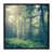 Toile encadrée de bois rustique foncé