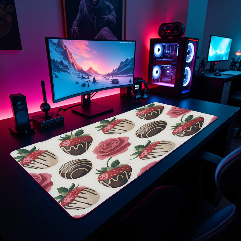 Polyester Desk Pad, 31.5x15.5