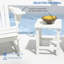 Table d'appoint carrée d'extérieur robuste et durable de haute qualité-1745448076