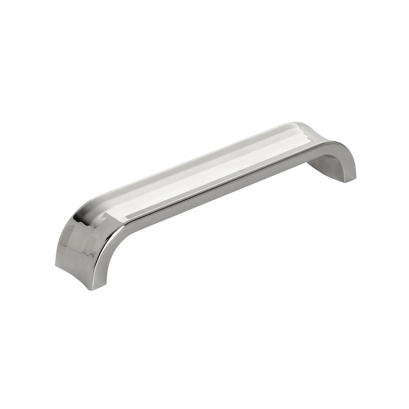Poignée arche concentrique, Nickel poli, 5.0625"