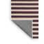 Tapis beige à rayures horizontales lavable à la machine-1894883885
