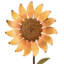 Piquet de jardin tournesol Baleria