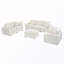 4 Piece Chenille Standard Living Room Set-1939756249