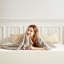 Jeté 100% coton mousseline - 4 couches de gaze tissée avec frange, couverture douce, légère et respirante pour le lit, le canapé ou le voyage-116850068-116850067