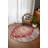 Marisol Burgundy Beige Gray Oriental Machine Printed Cotton Polyester Area Rug-1442860794