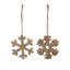 4'' Mango Wood Holiday Shaped Ornament