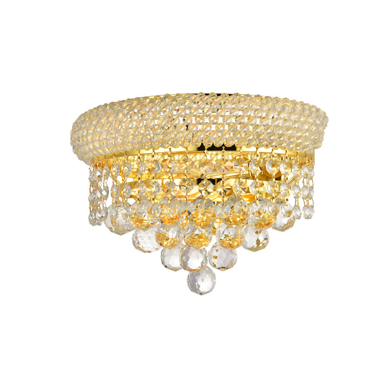 Ston Easton Flush Mounted Sconce, Gold