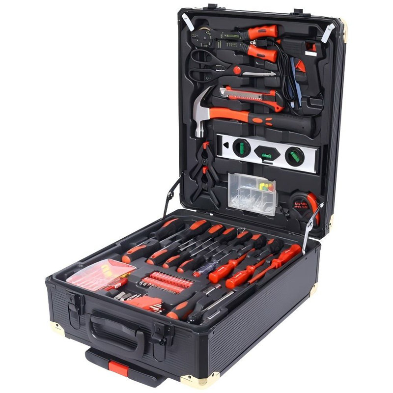 969Pcs Boîte à outils roulante 4 tiroirs